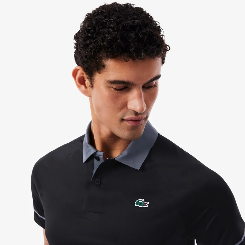Polo Herren - schwarz, graublau