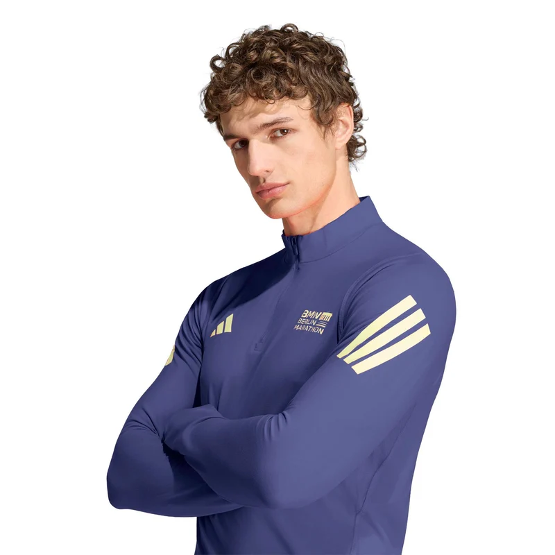 BMW Berlin Laufshirt Herren - blau, gelb