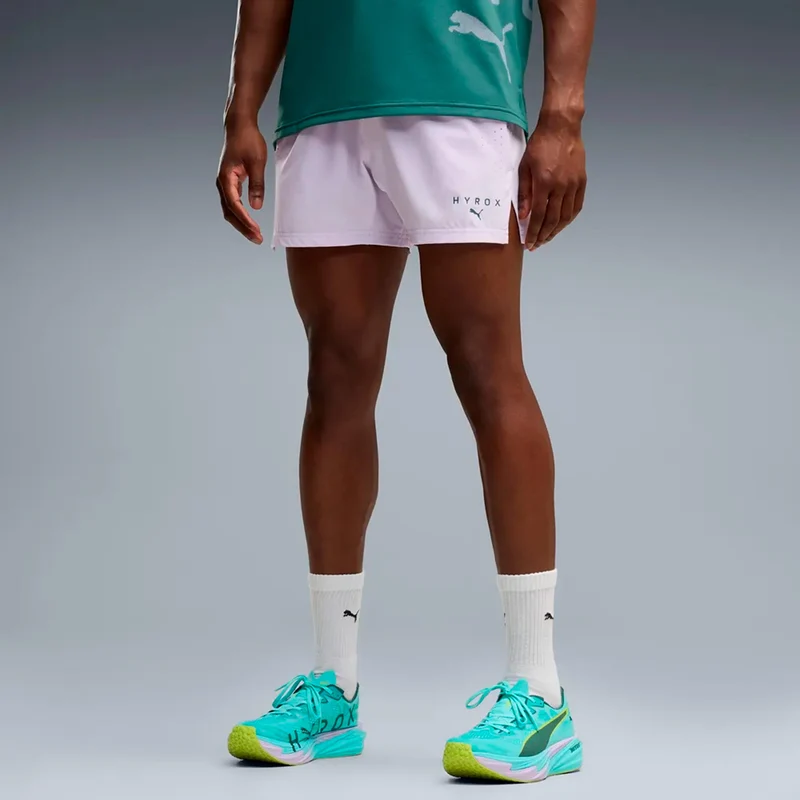 HYROX PWRMODE 5in Laufshorts Herren - flieder