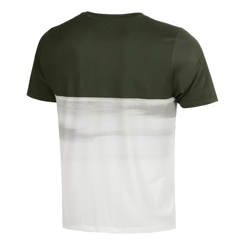 Memories Receiver Faded Wipe T-Shirt Herren - dunkelgrün