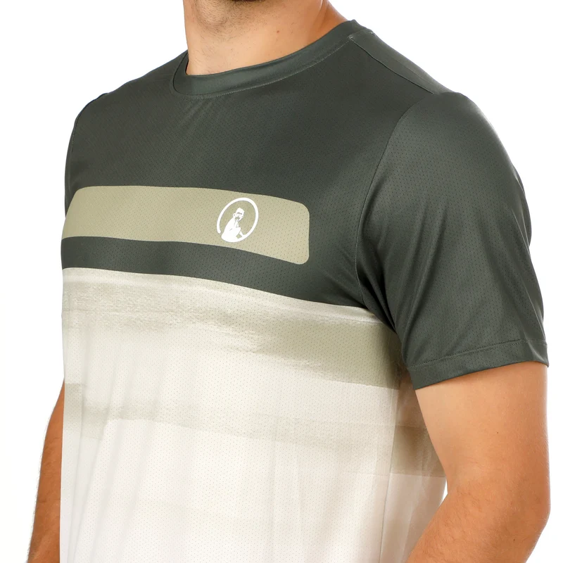 Memories Receiver Faded Wipe T-Shirt Herren - dunkelgrün