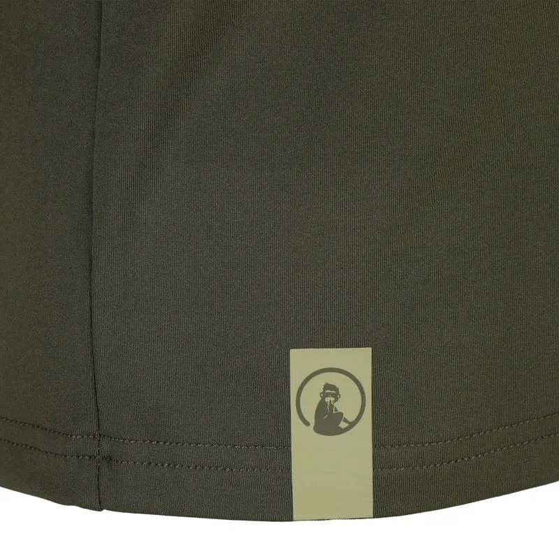 Memories Big Serve 1/4 Zip Longsleeve Herren - dunkelgrün