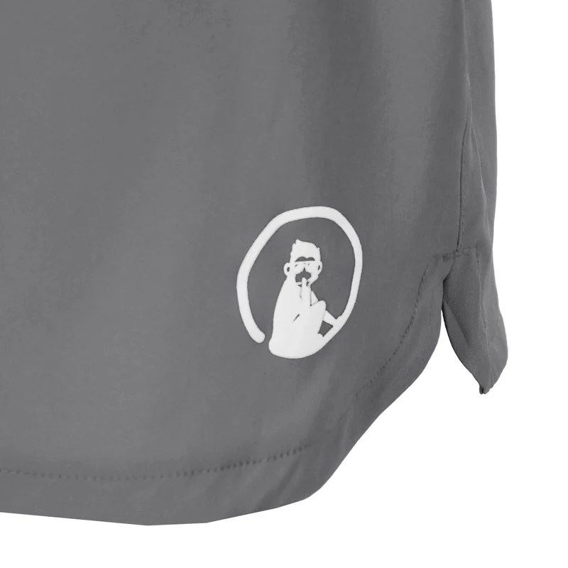 Drop 7in Shorts Herren - grau, weiß