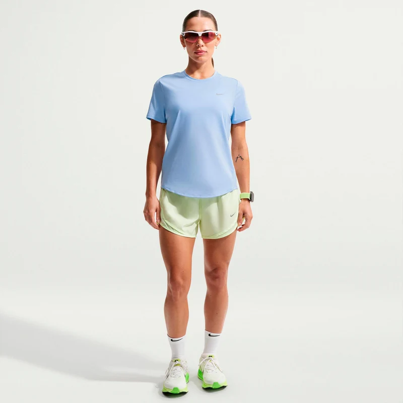 Swift Laufshirt Damen - blau, silber