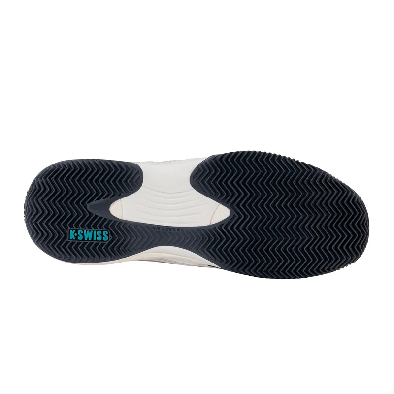 Hypercourt Express 3 Sandplatzschuh Herren - weiß, türkis