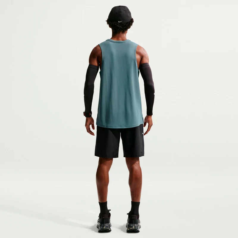 Miler 9in Laufshorts Herren - schwarz, silber