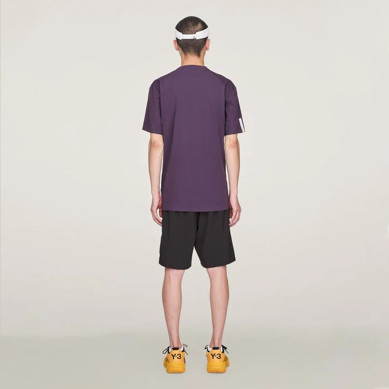 Y-3 Zip T-Shirt Herren - lila