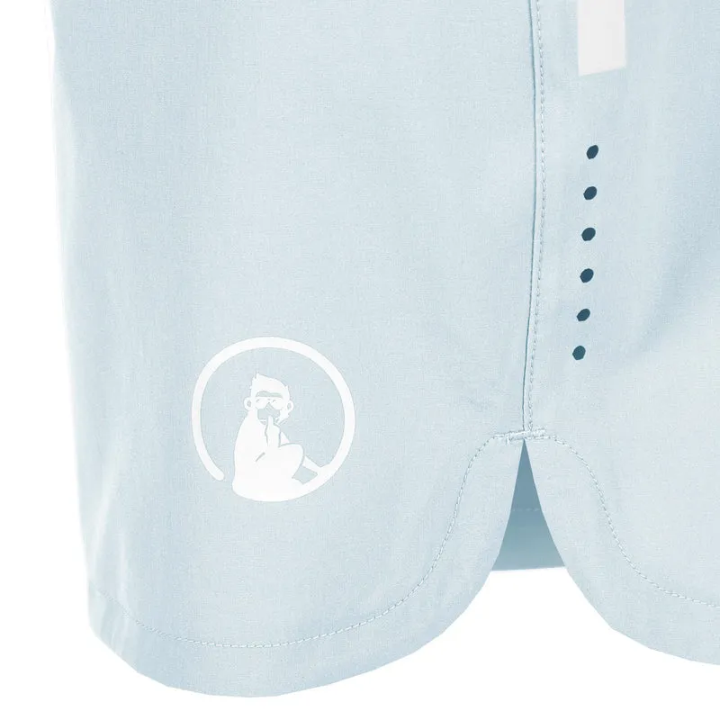 Memories Drop 7in Shorts Herren - hellblau, offwhite