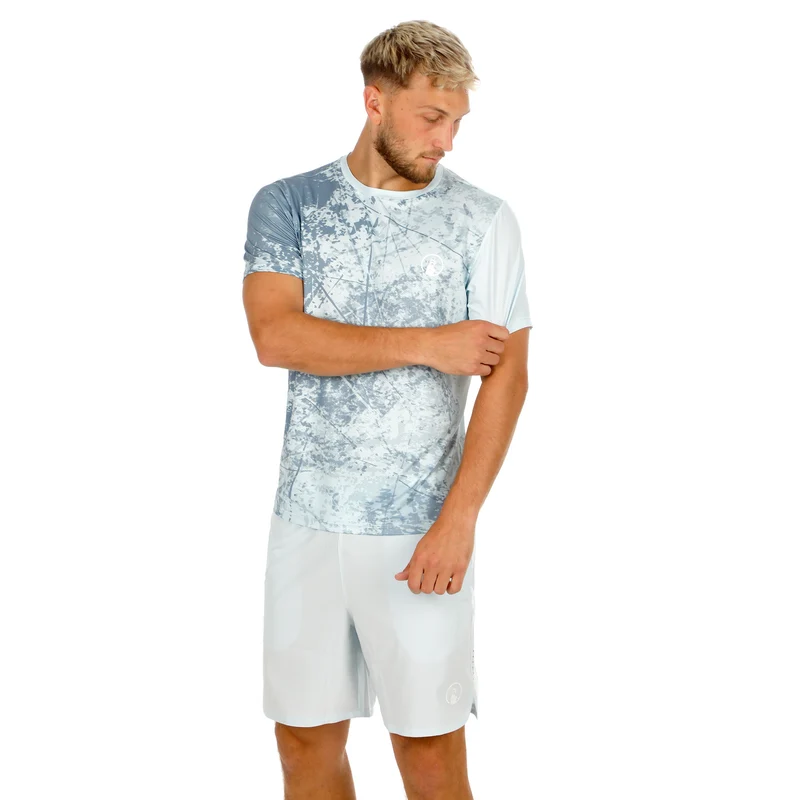 Memories Receiver Scrubbled T-Shirt Herren - hellblau