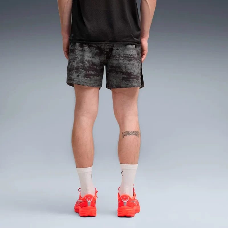 Dreamrun Brightstride AOP 5in Laufshorts Herren - schwarz