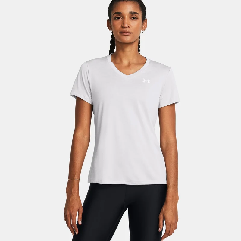 Tech Twist T-Shirt Damen-Grau