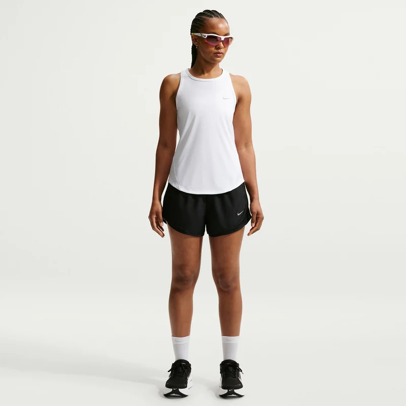 Tempo Laufshirt Damen - weiß, silber