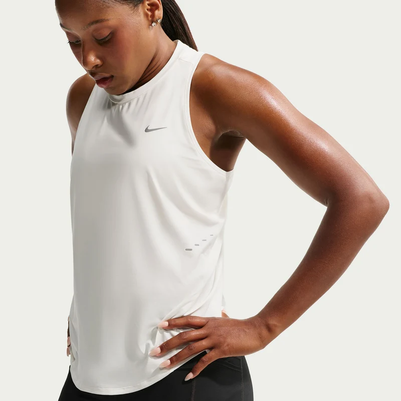 Swift Laufshirt Damen - weiß, silber