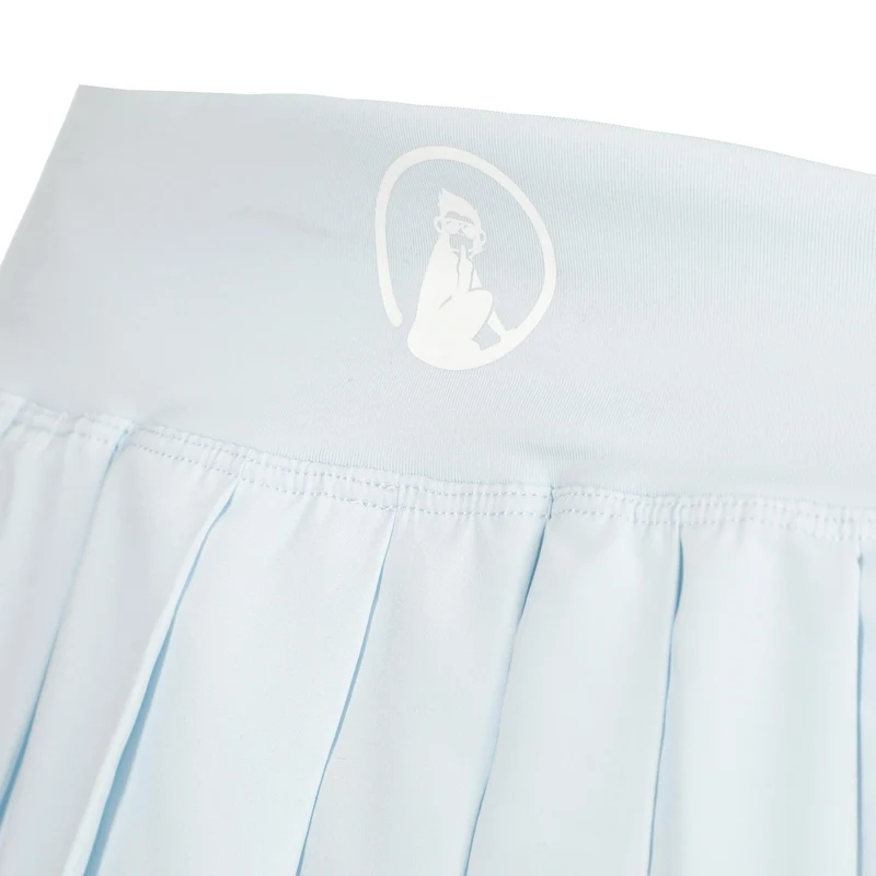 Memories Love Pleated Rock Damen - hellblau