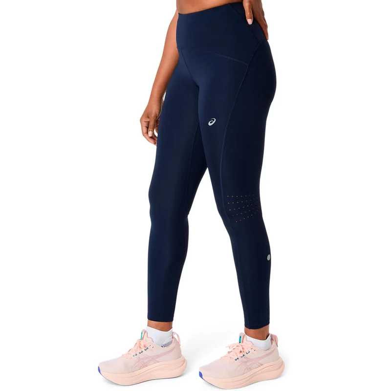 Road High Waist Lauftight Damen - dunkelblau