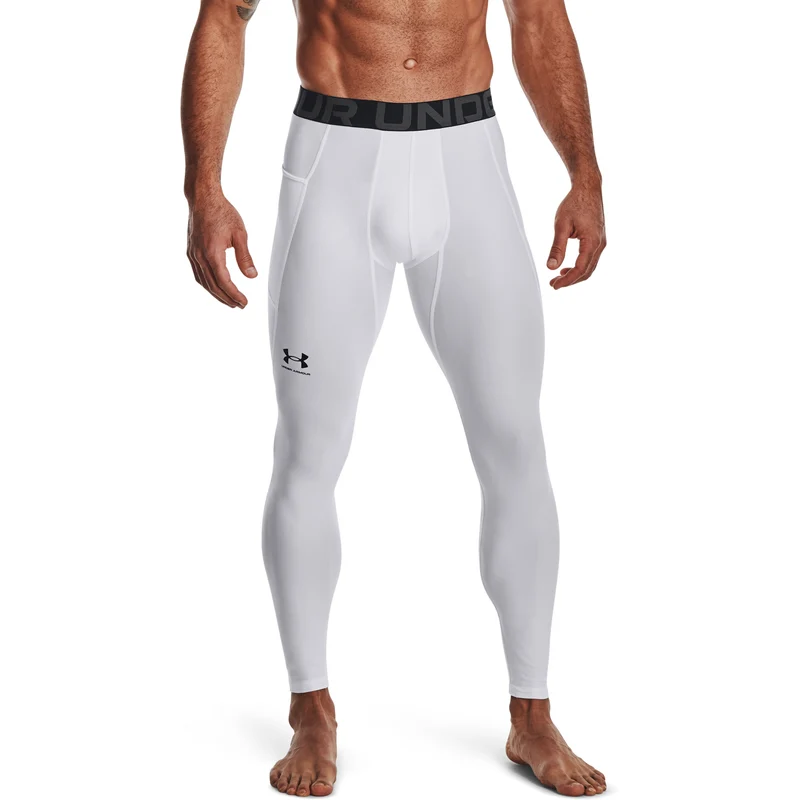 Heatgear Tight Herren-Weiß,Schwarz