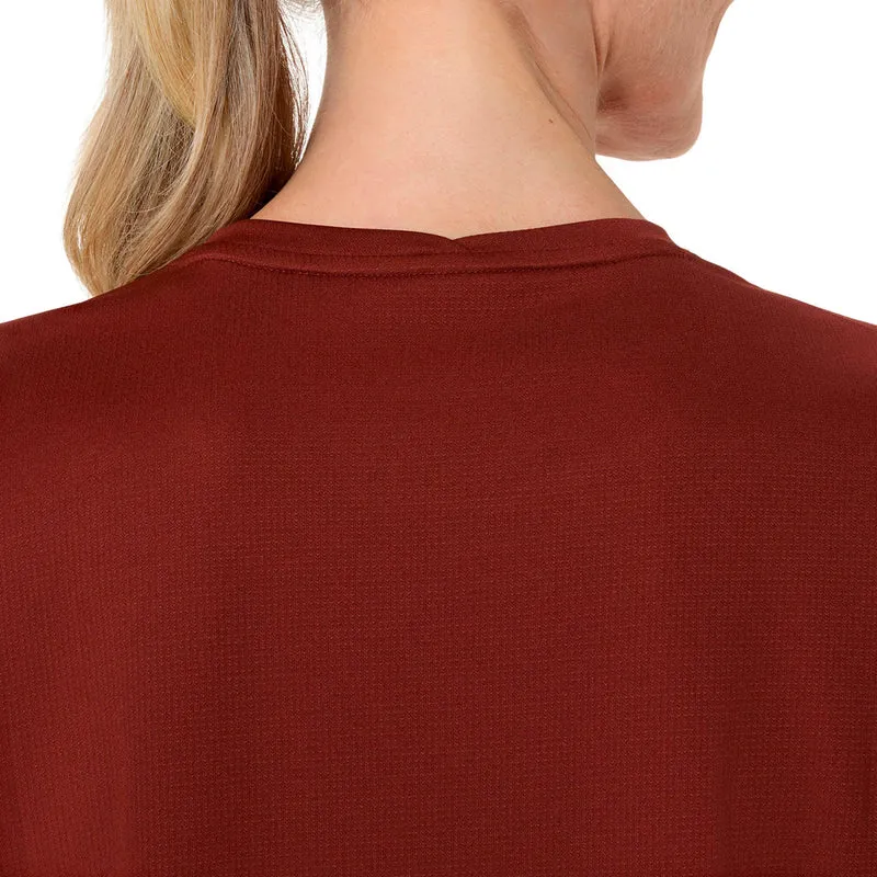 Core Laufshirt Damen - dunkelrot