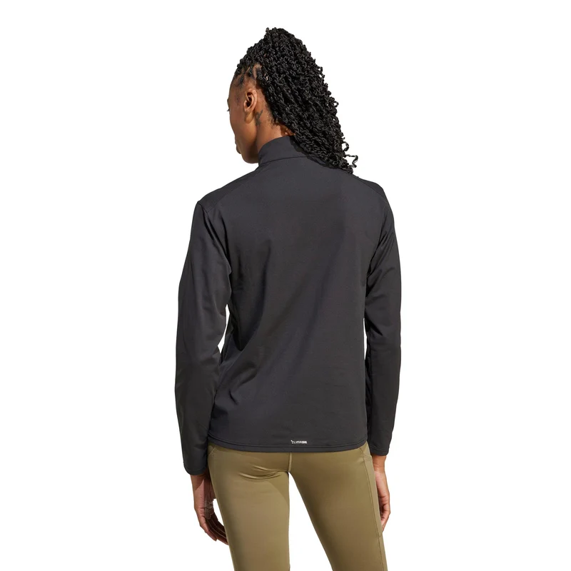 Terrex MT Half-Zip Laufshirt Damen-schwarz