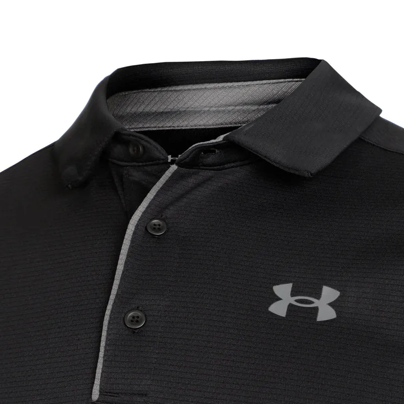 Tech Polo Herren-Schwarz,Grau