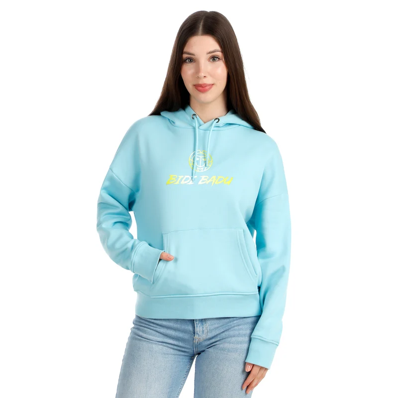 Out of Control Logo Hoody Damen-blau
