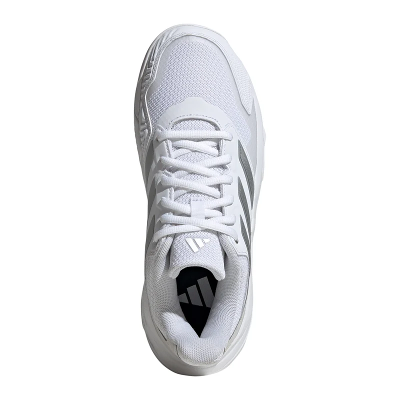 CourtJam Control 3 Sandplatzschuh Damen - weiß, silber