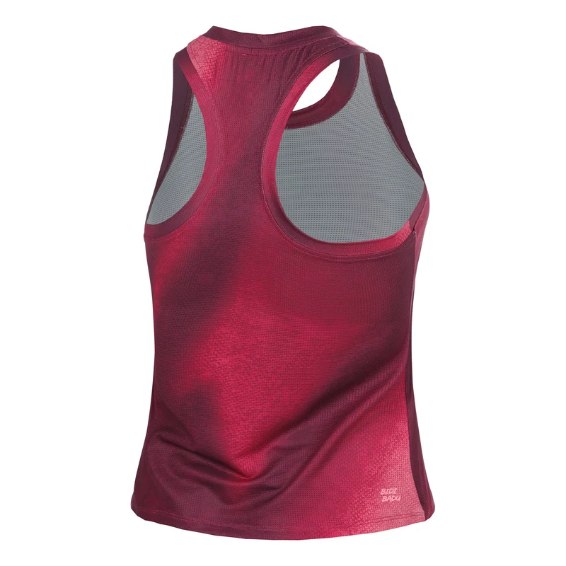 Freeze Out Racerback Printed Tank-Top Damen - dunkelrot, pink