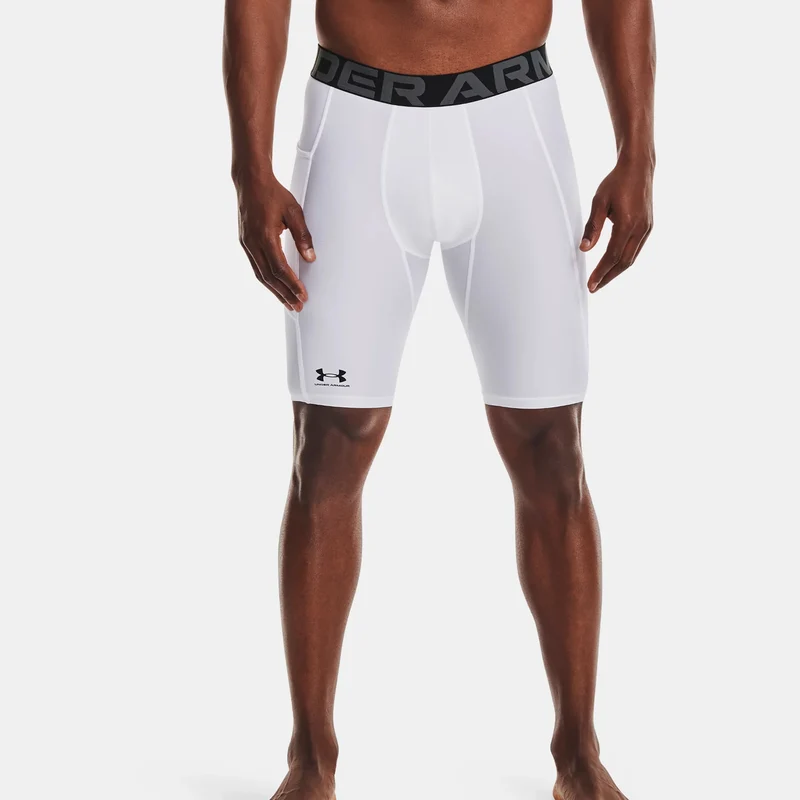 Heatgear Long Shorts Herren-Weiß
