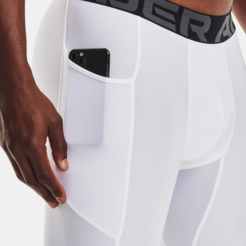Heatgear Long Shorts Herren-Weiß