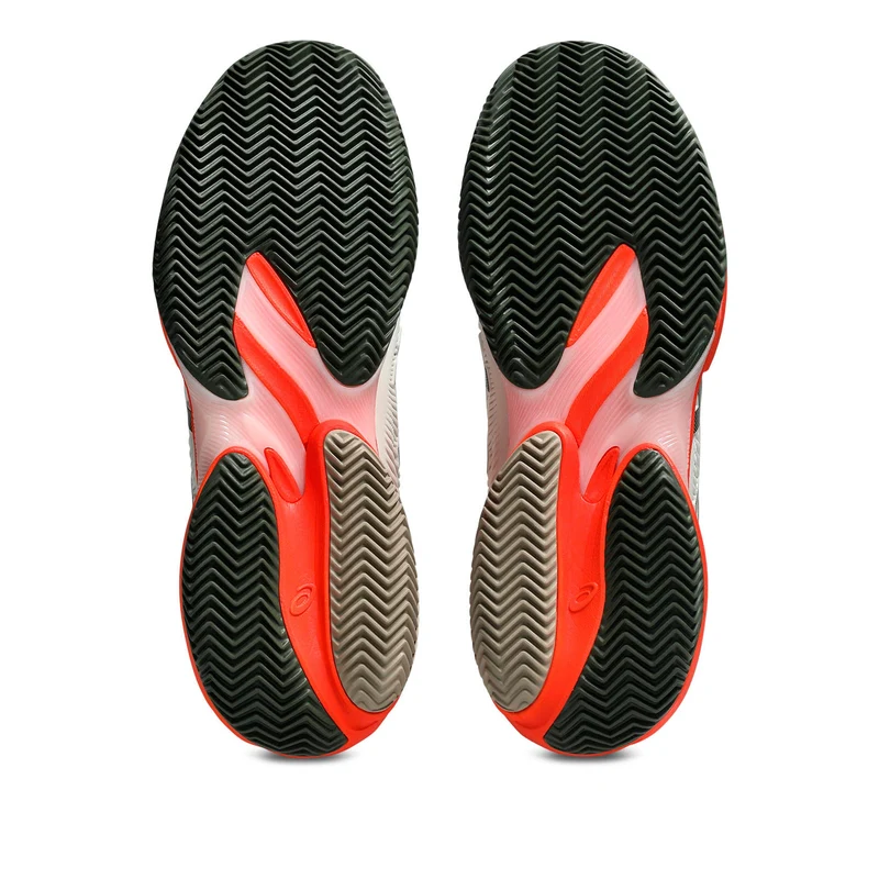 Court FF 3 Sandplatzschuh Herren - creme, neonorange