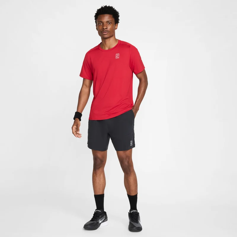Court Dri-Fit Advantage 6in Shorts Herren-Schwarz,Weiß