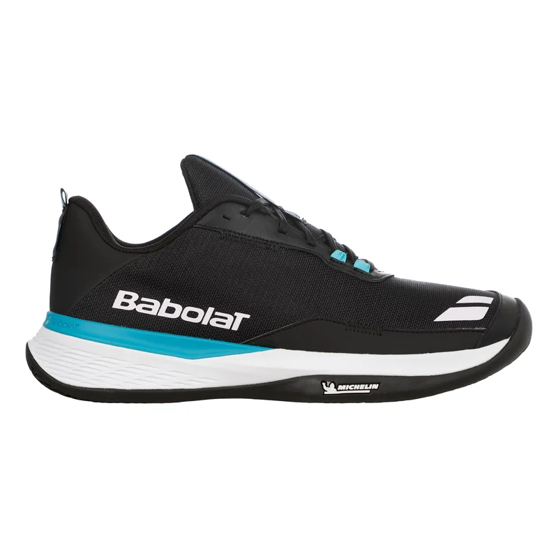 SFX EVO Sandplatzschuh Herren - schwarz, hellblau