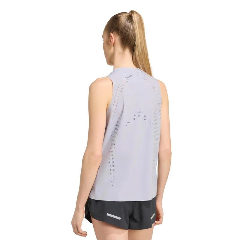 adi365 Aspyre Laufshirt Damen - hellgrau