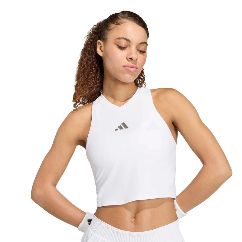 Y- Pro Crop Tank-Top Damen - weiß, schwarz