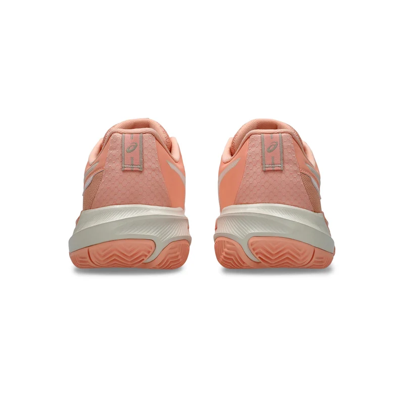 Gel-Challenger 15 Sandplatzschuh Damen - apricot, weiß