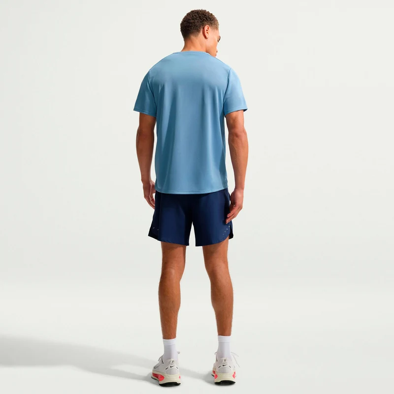 Stride 7in Laufshorts Herren - dunkelblau, silber