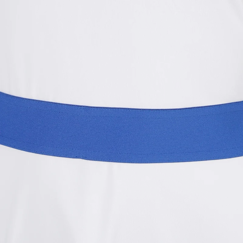 Racerback Kleid Damen - weiß, blau