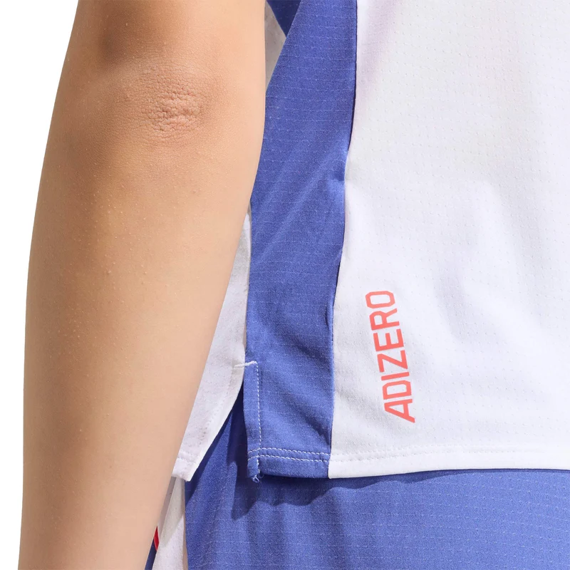 adizero Archive Laufshirt Damen - weiß, blau