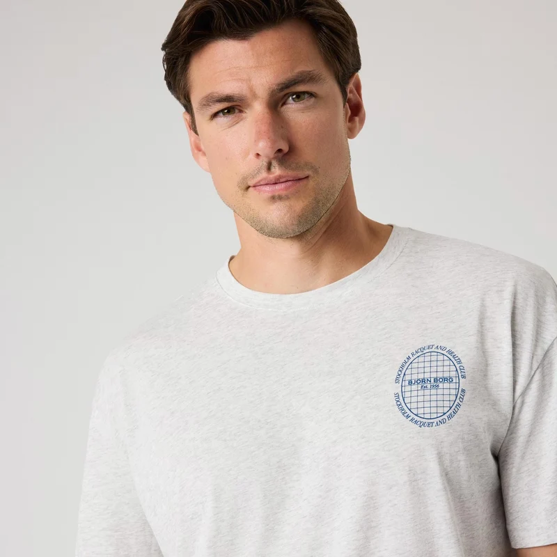 Ace Oversized T-Shirt Herren - hellgrau