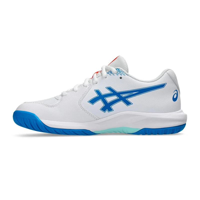 Gel-Dedicate 9 GS Allcourtschuh Kinder - weiß, blau