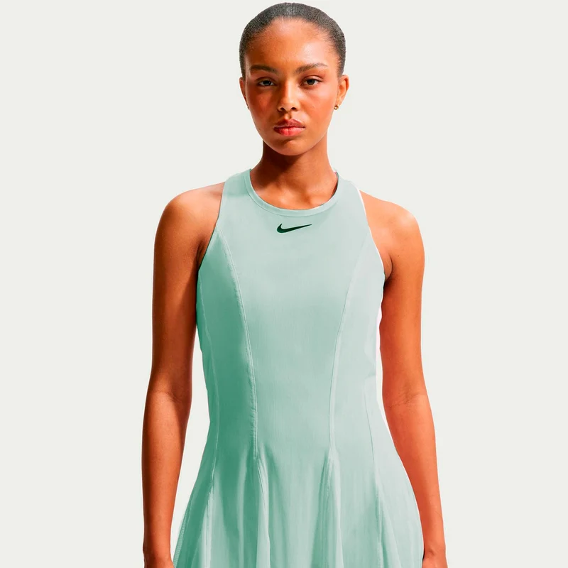 Court Slam Kleid Damen - salbei, schwarz