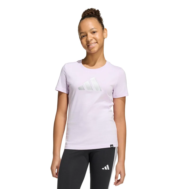 Everyday Glam Graphic T-Shirt Mädchen - flieder, weiß