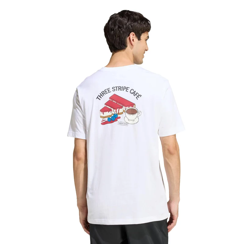 Cheesecake Graphic T-Shirt Herren - weiß, mehrfarbig