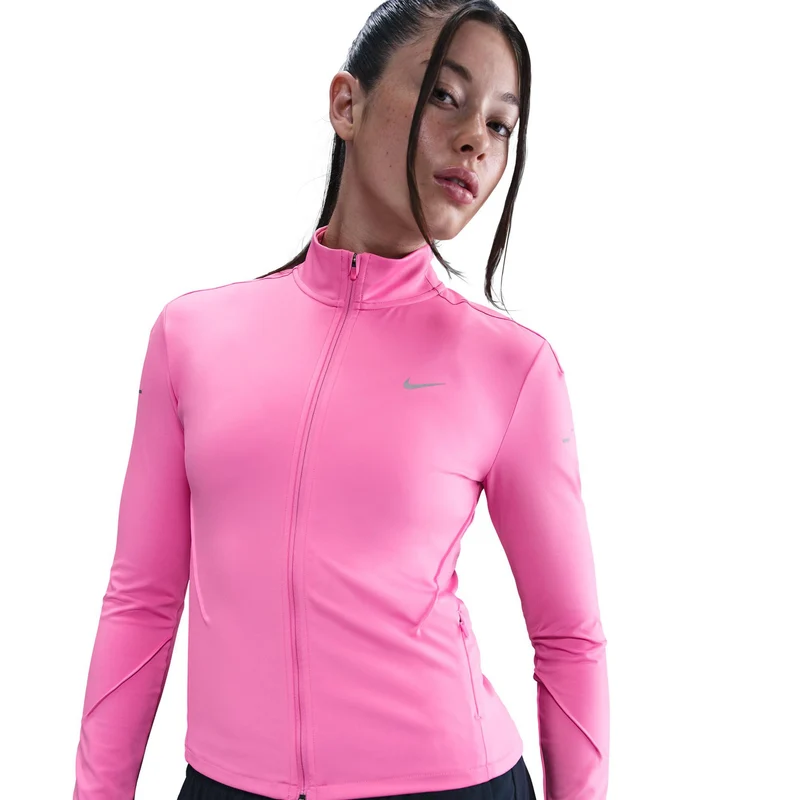 Swift Half-Zip Laufshirt Damen-Pink,Silber