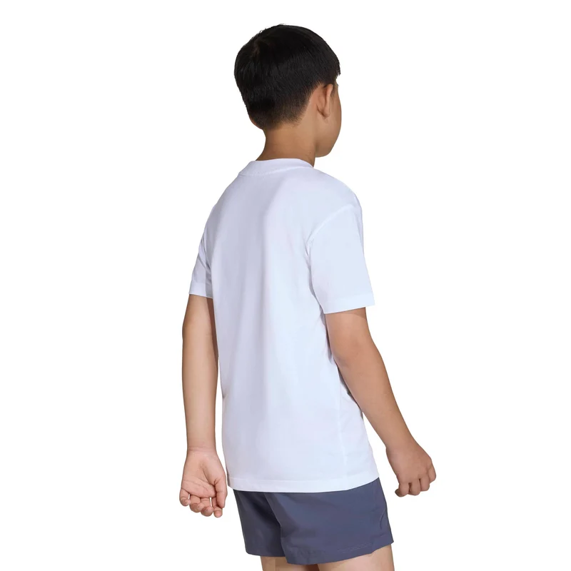 Essentials T-Shirt Kinder - weiß, orange