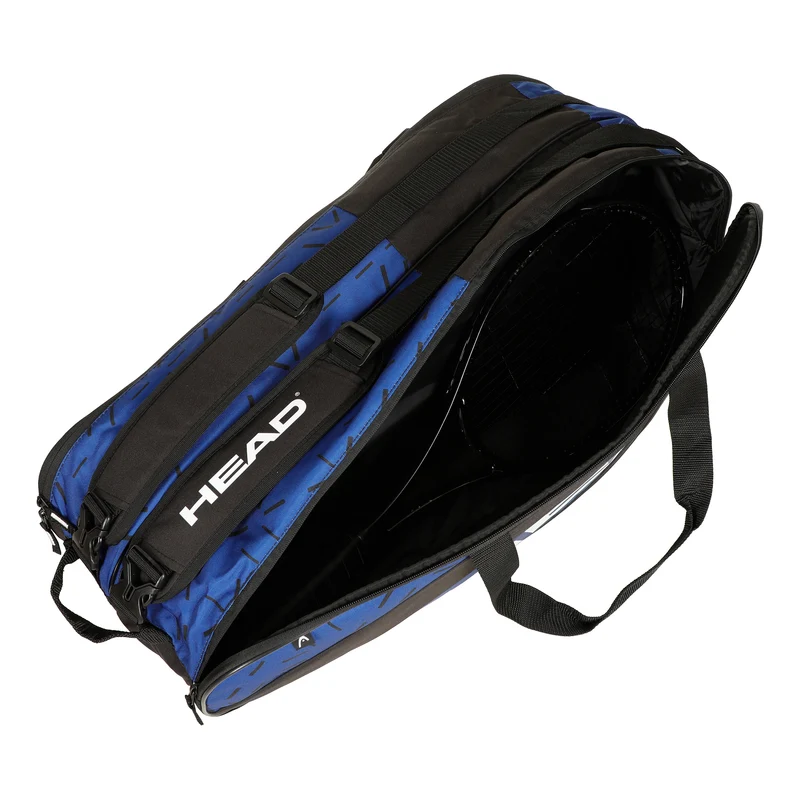Team Racquet Bag L Schlägertasche-Schwarz,Blau