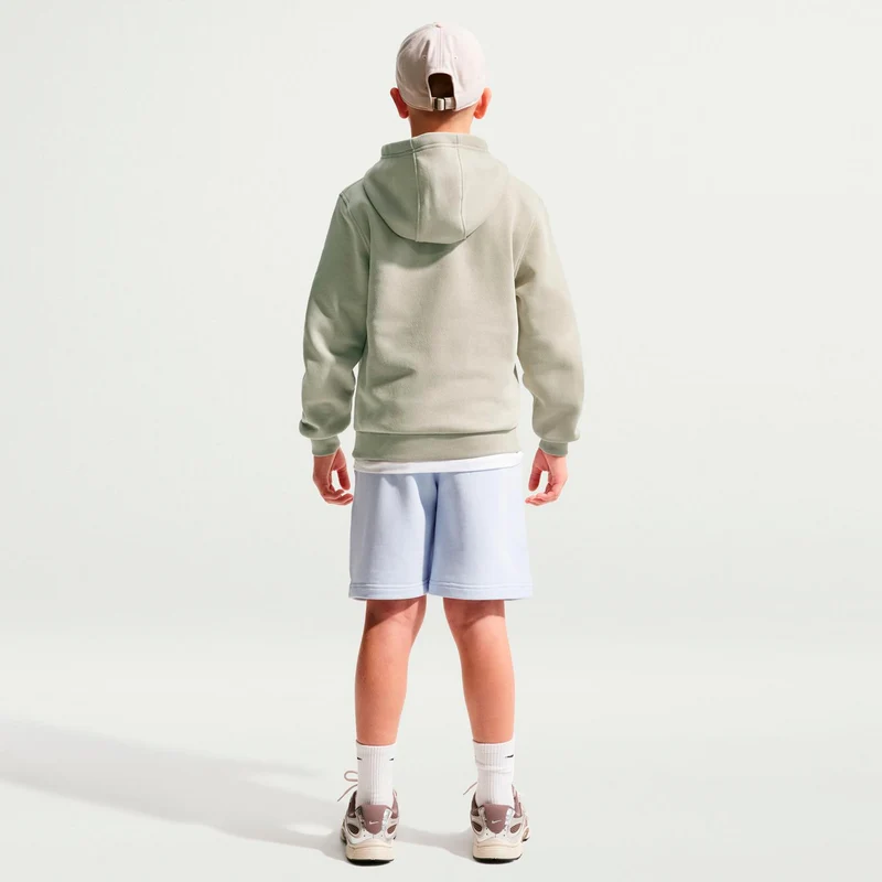 Club Fleece Hoody Kinder - graugrün