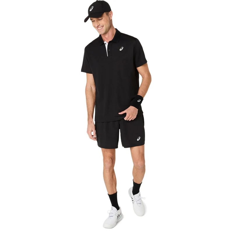 Court Polo Herren-schwarz