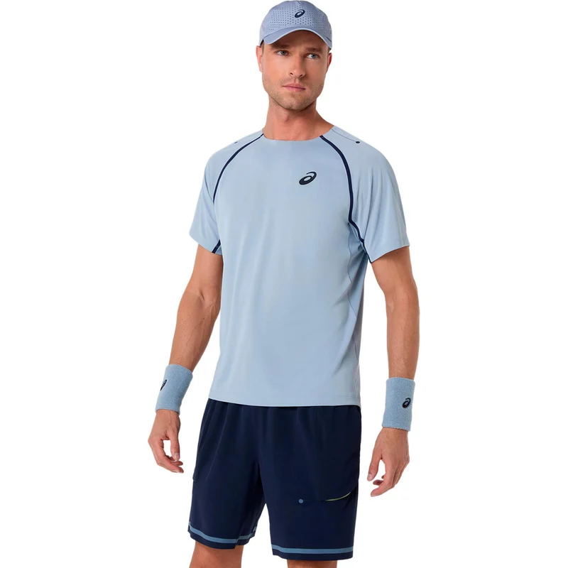 Match T-Shirt Herren-blaugrau