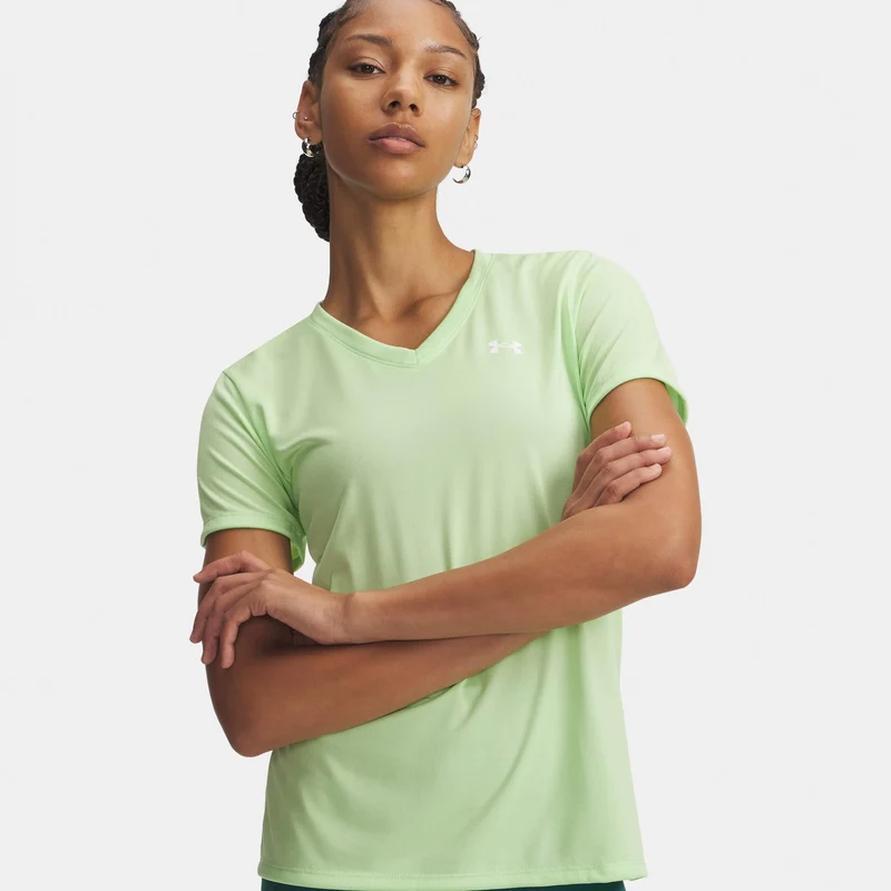Tech Solid T-Shirt Damen-grün