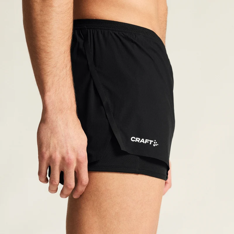 Race Day Laufshorts Herren - schwarz